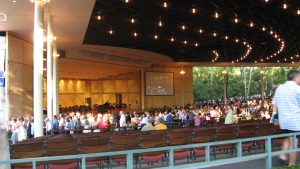 Ravinia Pavilion in Highland Park, Illinois.