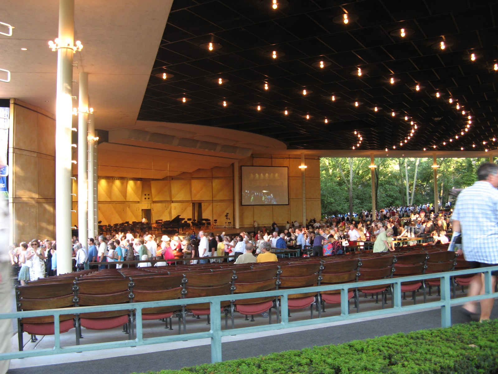 Ravinia Pavilion in Highland Park, Illinois.
