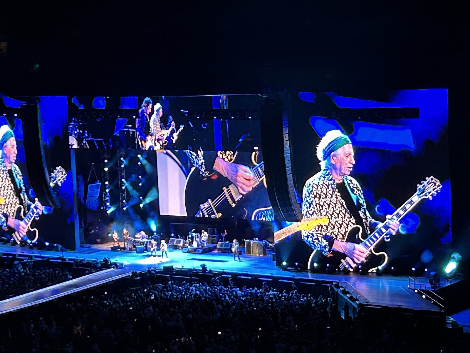 The Rolling Stones performing in Vancouver in 2024.