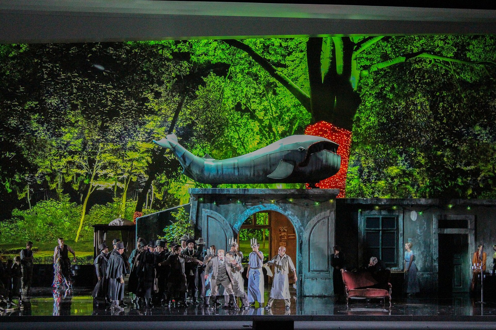Performers in Der Rosenkavalier at the Salzburg Festival.