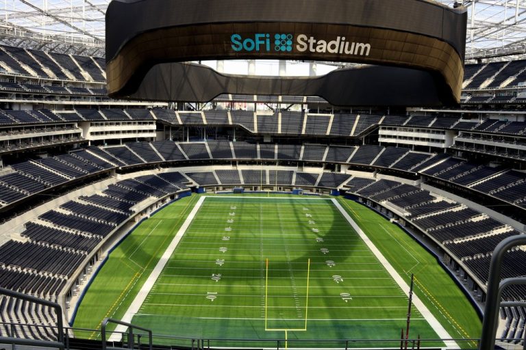 SoFi Stadium in Inglewood, Los Angeles, the planned site of the 2028 Summer Olympics opening ceremony.